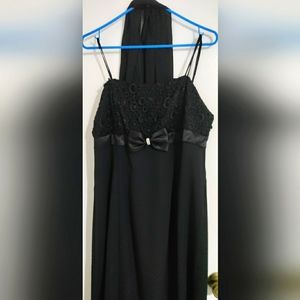 Black evening gown